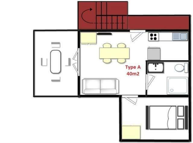 Apartment F-1 클림노 외부 사진